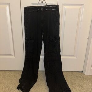 Size 0 American Eagle Black Cargo Pants